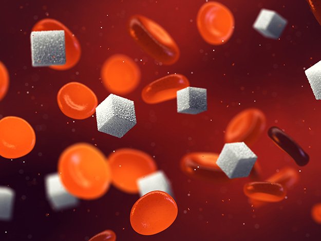 Blood cells and sugar cubes_Control Blood Sugar | MK-677 Benefits & Side Effects You Need to Know
