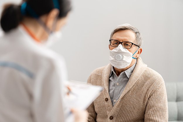 Doctor-and-senior-man-wearing-facemasks-How-Long-Does-Covid-Last-ss-body | 15 Post Covid Syndrome Symptoms You Need to Monitor