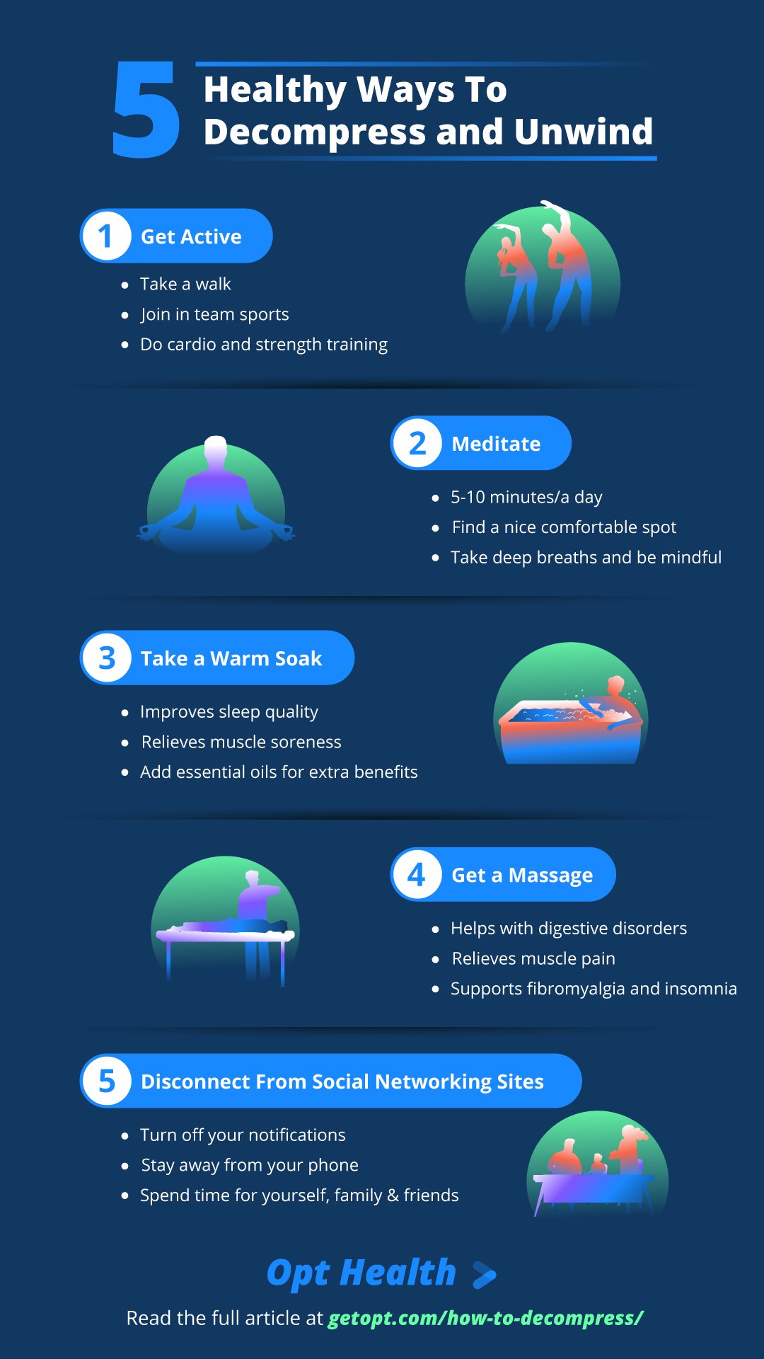 Infographic | OH_5 Healthy Ways To Decompress and Unwind_FB PIN IGS