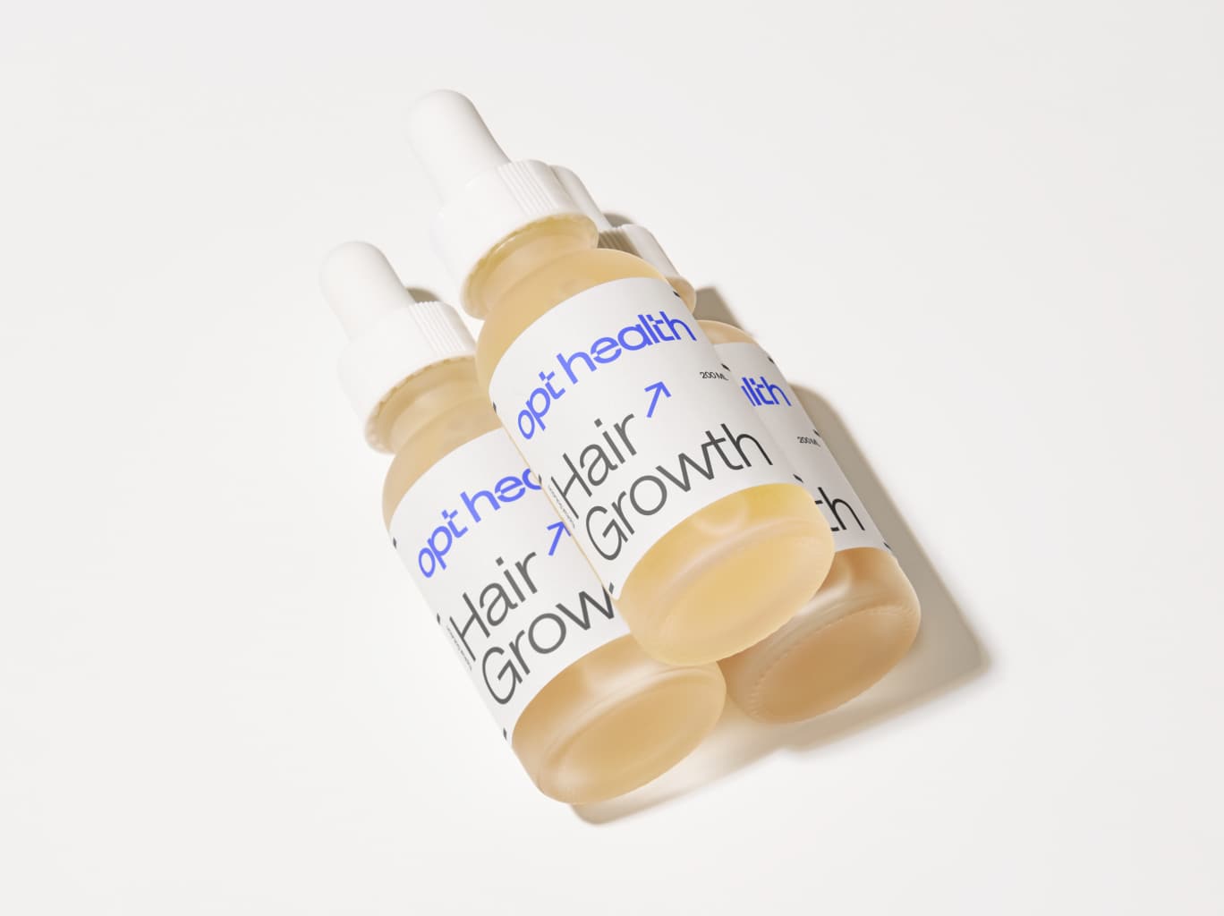 Hair loss treatment medication bottle photo