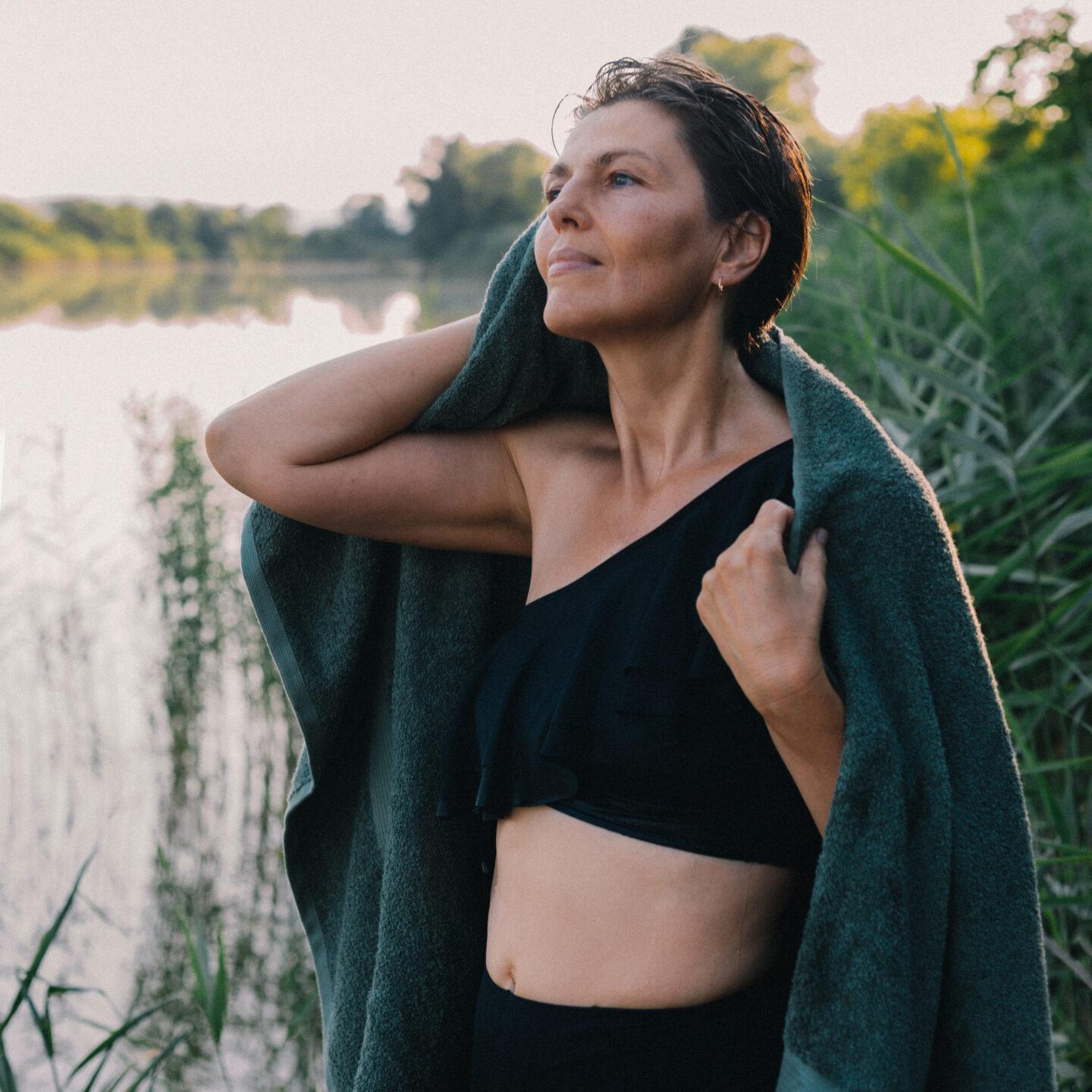 Woman's health dashboard showing personalized performance metrics