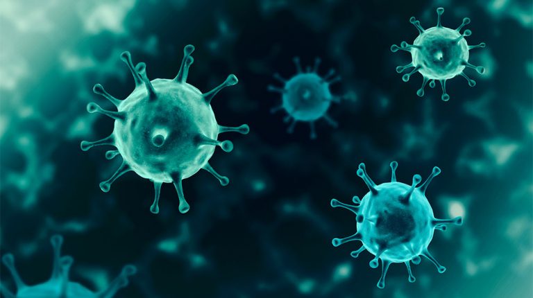 virus-floating-in-a-cellular-environment-15 Post-C…-Syndrome-Symptoms-You-Need-to-Monitor-ss- | feature | 15 Post Covid Syndrome Symptoms You Need to Monitor