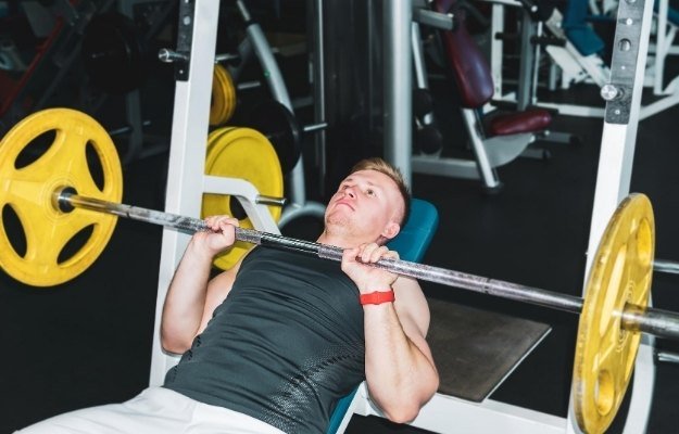 Barbell Bench Press canva | Barbell Bench Press | Build Your Own Workout Calendar Using These 5 Science-Backed Exercises